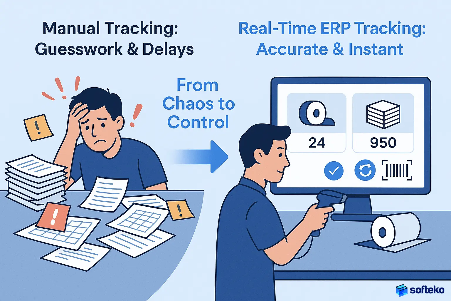 Real-Time Ink and Material Tracking in Printing