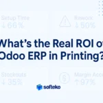 what is the real roi of odoo erp in printing