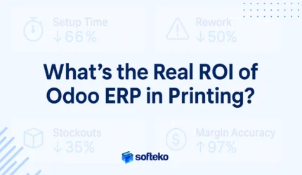 what is the real roi of odoo erp in printing