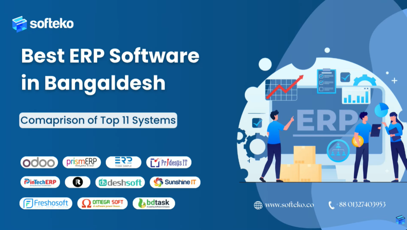 Bangladesh-এর 11টি ERP Software Comparison | কোনটি নিলে আপনার বাসবশে সব থেকে বেশি লাভ হবে? | Softeko
