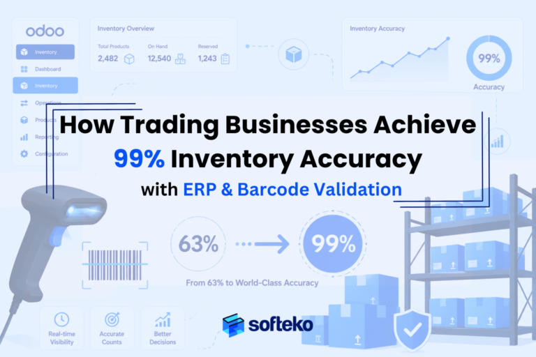 How trading businesses achieve 99% inventory accuracy with ERP and barcode validation