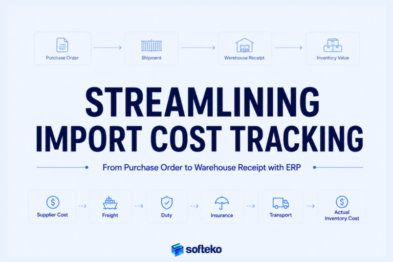 Import landed cost breakdown showing supplier cost freight duty insurance and logistics expenses