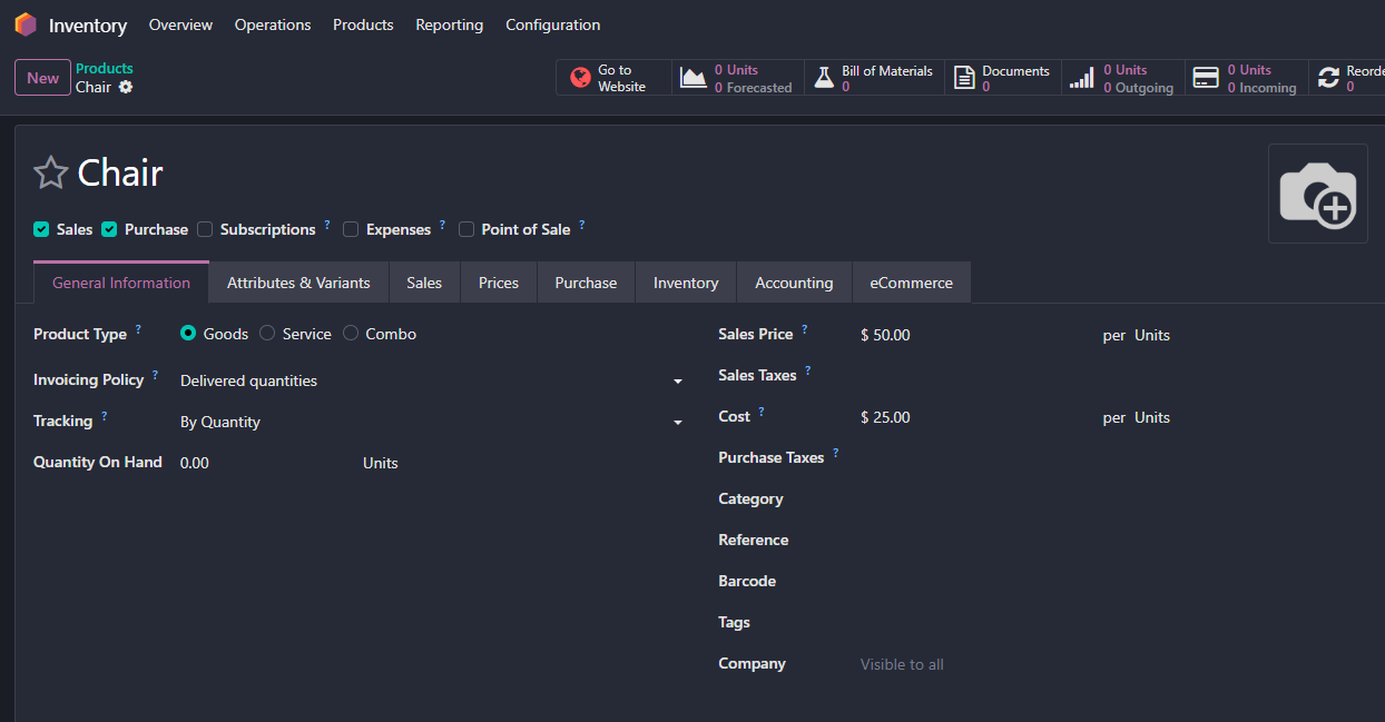 Odoo Invoicing Policy